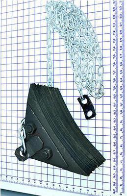 NV Bumpers and Wheel Chocks::Wheel Chocks MFWC1001W/C